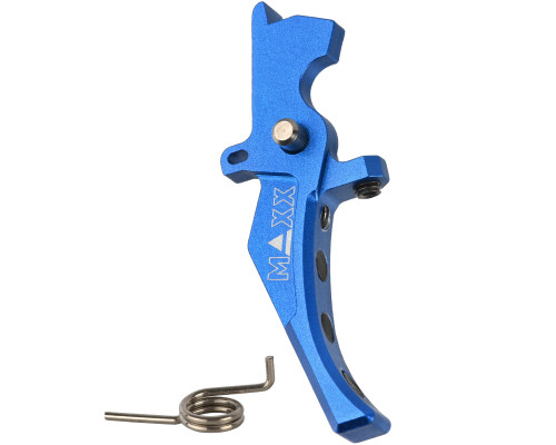 Maxx Model CNC Aluminum Advanced Speed Trigger Style D - Blue (MX-TRG002SDU)