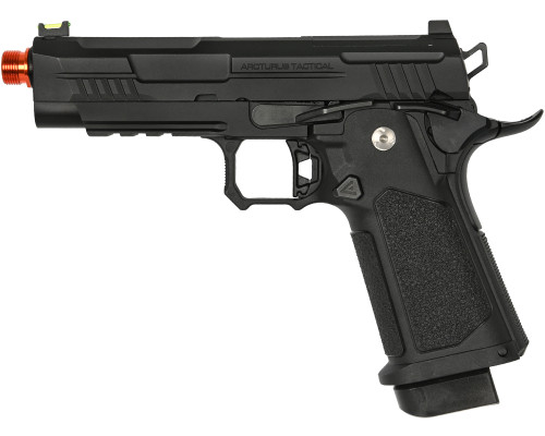 Arcturus Vanguard 4.3" Hi-Capa Gas Blowback Airsoft Pistol w/ Optics Ready Slide - Black