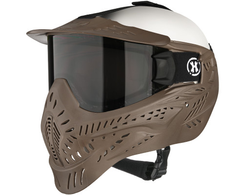 HK Army HSTL Thermal Paintball Mask - Tan w/ Smoke Lens