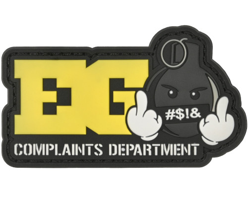 Enola Gaye Complaints Rubber Patch
