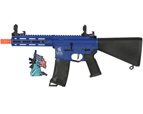 Lancer Tactical Gen 3 Hellion M-Lok 7" AEG Airsoft Gun - Blue (LT-32NU7-G3)