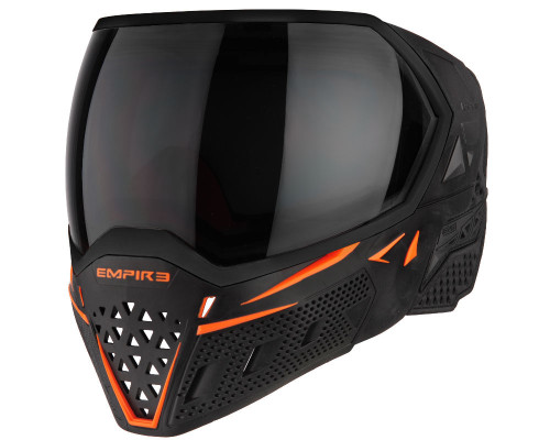 Empire EVS Paintball Mask w/ 1 Lens - Black/Orange