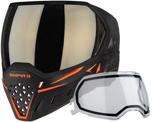 Empire EVS Paintball Mask/Goggle - Black/Orange (21728)