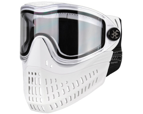 Empire E-Flex Paintball Mask/Goggle - White/White/White
