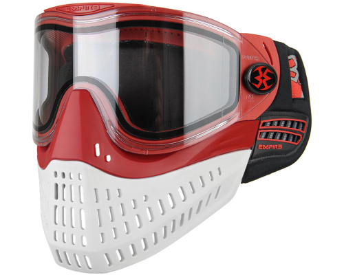 Empire E-Flex Paintball Mask/Goggle - Red/Red/White