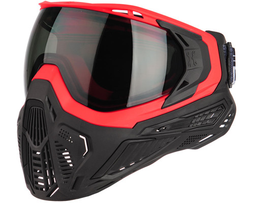 HK Army SLR Paintball Mask - Lava (Red/Black w/ Smoke Lens)