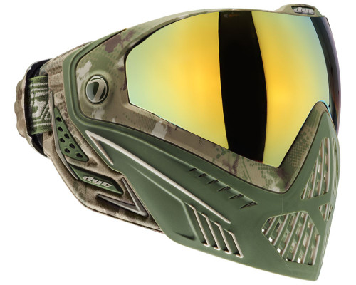 Dye i5 Paintball Mask - DyeCam w/ Dyetanium Faded Bronze Sunrise Lens