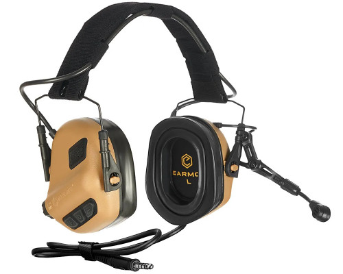Earmor M32 Plus Electronic Communication Hearing Protector - Coyote Brown