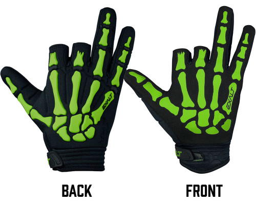 Exalt Death Grip Paintball Gloves - Lime