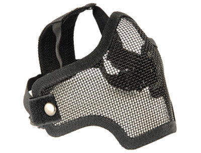 Half Face Metal Mesh Airsoft Desert Mask
