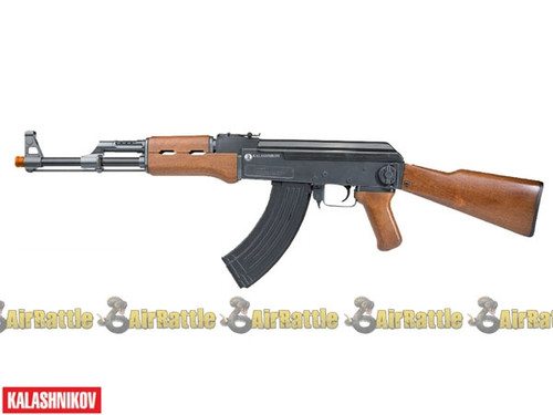 AK47 Kalashnikov High-Powered Assault Airsoft Rifle 300rd Mag Spring Gun