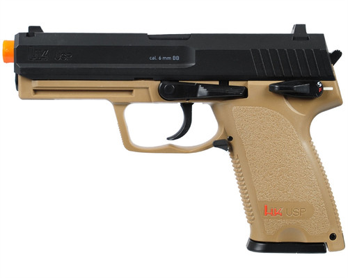 Elite Force H&K USP CO2 Non-Blowback Airsoft Pistol Licensed By Umarex Dark Earth