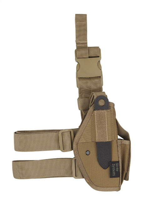 Strike Systems Tactical Drop Leg Thigh Pistol Holster ( Tan )
