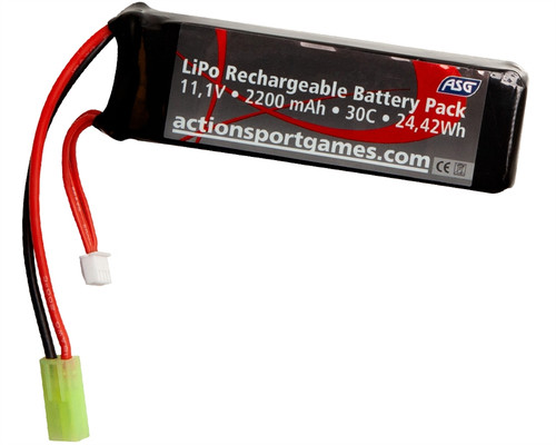 ASG Lipo Tamiya 11.1V 2200mAh 30c Battery (19362)