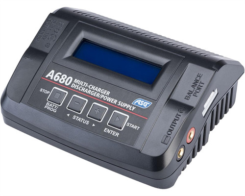 ASG A680 Battery Charger For LiPo NiMH NiCd LiFe LiHV Pb (50269)