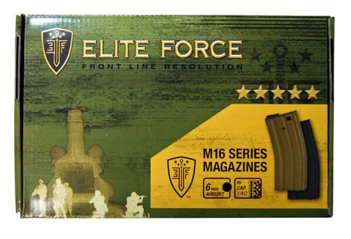 Case of (10) Elite Force Universal Fit M4 / M16 Mid-Cap 140 Rd Magazines for Airsoft AEGs