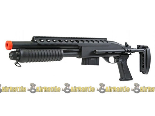 Bravo Full Metal Body Airsoft Pump Action Tactical Shotgun