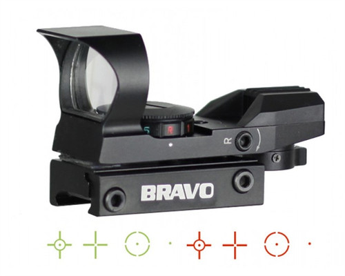 Bravo Airsoft Sight #3 MROS SQR-Z Red & Green Dot Optics