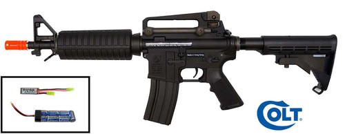 180800E Upgraded King Arms Colt M933 Metal Gearbox Mosfet M4 Airsoft Gun