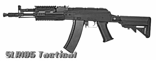 Classic Army Full Metal SLR105 Tactical AEG Airsoft Gun w/ Crane Stock