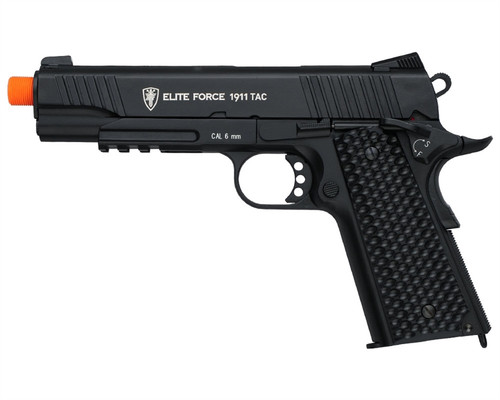 Elite Force CO2 Airsoft Pistol Blowback Hand Gun - 1911 Tactical - Black