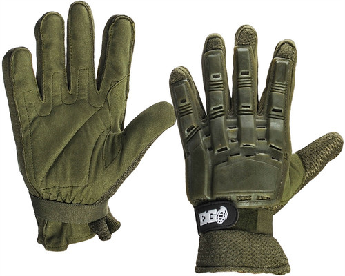 Enola Gaye Full Finger Tactical Airsoft Gloves - Green