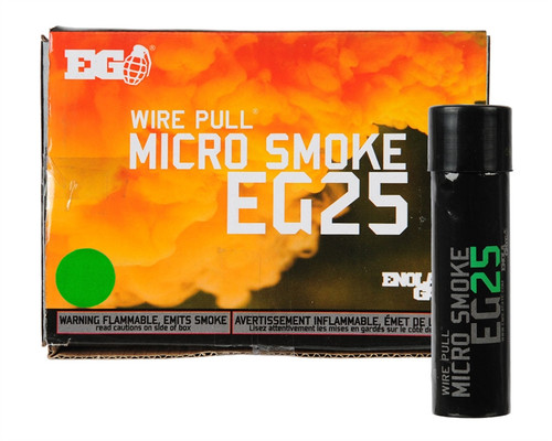 Enola Gaye Micro Smoke Grenade - EG25 Military Style - Green Smoke