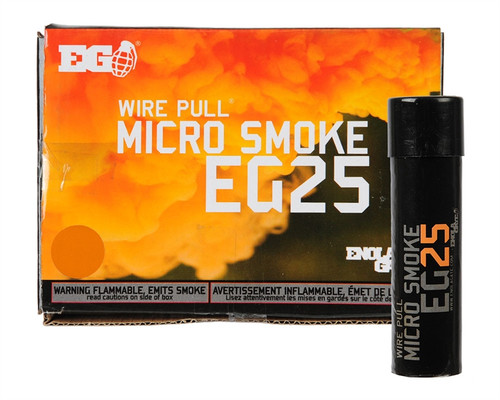 Enola Gaye Micro Smoke Grenade - EG25 Military Style - Orange Smoke