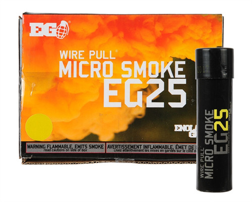 Enola Gaye Micro Smoke Grenade - EG25 Military Style - Yellow Smoke