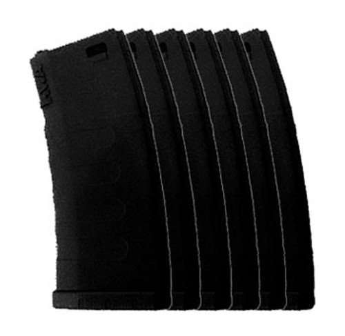 KWA M4 / M16 Airsoft 120 Round Mid Cap AEG Rifle Magazine - 6 Pack