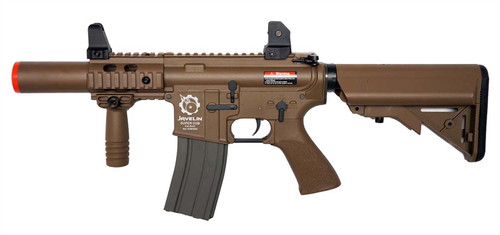 Javelin Warrior Super M4 CQB Competition Full Metal Gearbox Airsoft RIS AEG Gun ( Dark Earth )