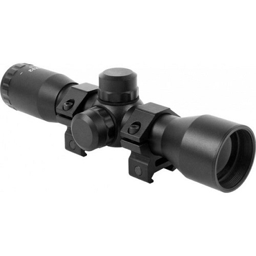 Aim Sports 4x32 Combat Scope W/ Rangefinder Reticle & Rings