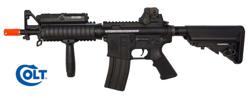 King Arms Colt CQB-R Metal Gearbox Ultra Grade M4 RIS w/ Battery & Charger