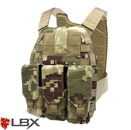 LBX-0058 LBX Tactical MOLLE Assault Plate Carrier Project Honor Camo