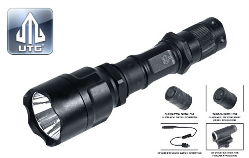 UTG Long Range Spot Focus QD Weapon-mount & Handheld LED Flashlight ( 800yd Range )