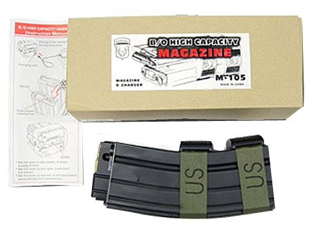 1000 Round ELECTRIC Auto Wind Hi-Cap Metal Box Magazine For M16, M4, AR15 AEG Airsoft Rifles Universal Gun Fit
