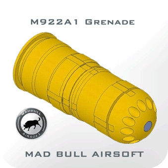 MadBull M922A1 120 Round BB Airsoft Grenade Shell