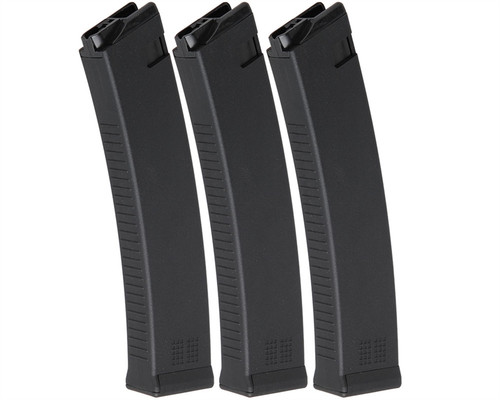 KWA Airsoft QRF Mod 1 Mid Cap AEG 80 Round Magazine - 3 Pack