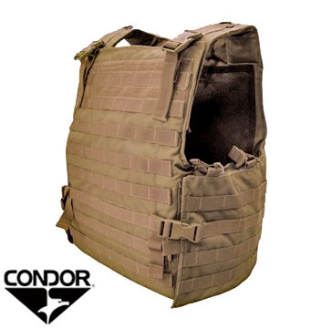 Condor Tactical MOLLE Modular Plate Carrier ( Tan )