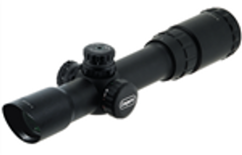 UTG 1-4x24 Long Eye Relief 30mm Scope /w Circle Dot Multi Color Reticle & QD Scope Rings