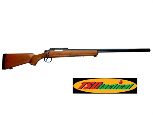 TSD Tactical SD700 Bolt Action Airsoft Metal Sniper Rifle - Wood