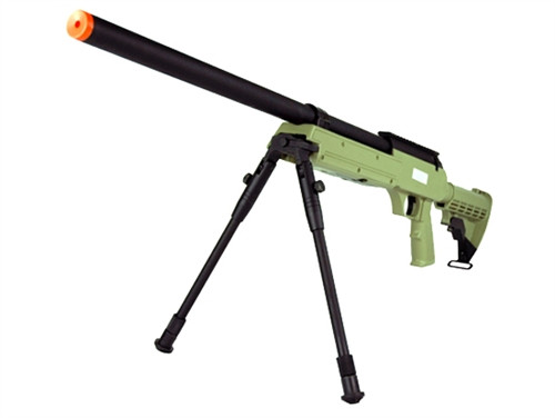 520 FPS! TSD Tactical SD98 Airsoft Sniper Rifle (TAN) W/ Metal Bi-Pod