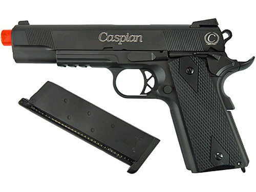 WE Caspian M1911 Gas Airsoft Blowback Pistol SDWEM45BRB