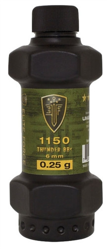 Elite Force (1,150) .25g  Precision Airsoft BBs - In Thunder B Shell