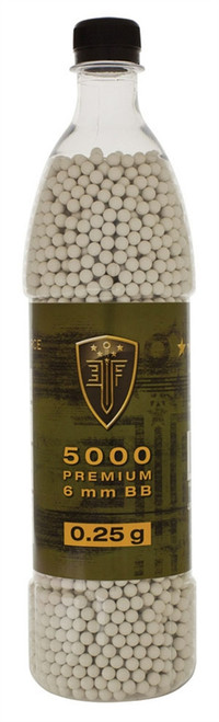 Elite Force 5,000 .25g  6mm Seamless Precision Airsoft BBs - Premium Rounds BB's