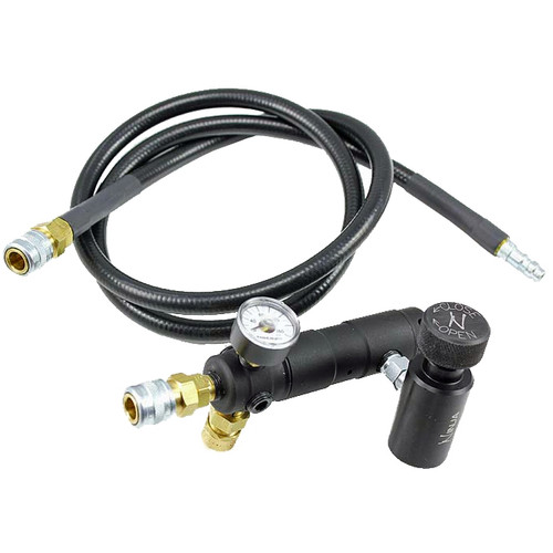 Ninja LPR HPA Airsoft System Regulator & 42" Air Rig