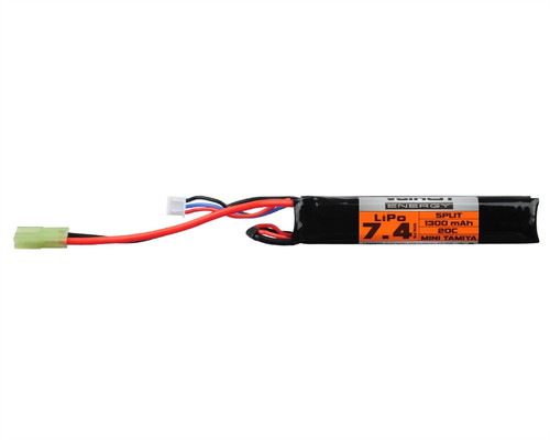 Valken 7.4v 1300mAh 20C 2 Split LiPo Airsoft Battery (72400)