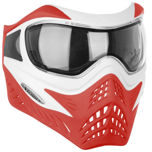 V-Force Tactical Grill Airsoft Mask - White/Red