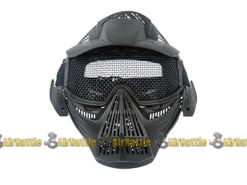 Tactical Airsoft Full Face Mask with Mesh Goggles