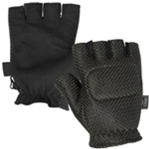 28650 V-Tac Half Finger Gloves With Padded Back Hand Protection Small